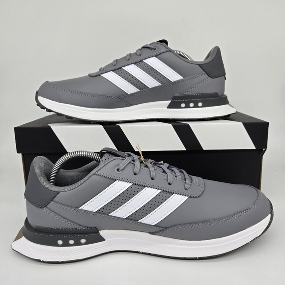 New adidas S2G 24 Leather Spikeless Golf Grey Cloud White Men\'s Shoes Size 11 main image 8